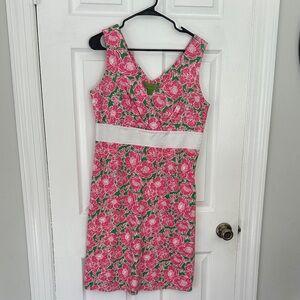 Island Republic Pink and Green Floral Dress